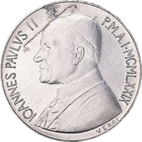 Moneta PAŃSTWO WATYKAŃSKIE John Paul II 10 Lire 12324987464 Allegro pl