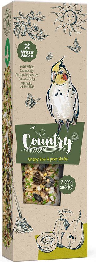 Witte Molen Vogelsnack Vogel Country Zaadsticks Gr Parkiet Kiwi