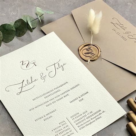 Embossed Wedding Invitations - Etsy