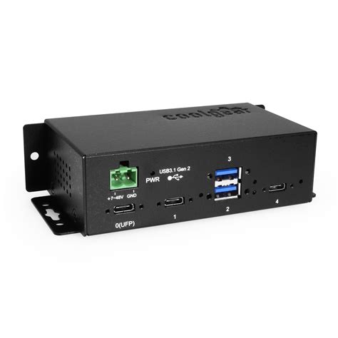 Port Industrial Usb Gen Type C Hub W Screw Locking Ports