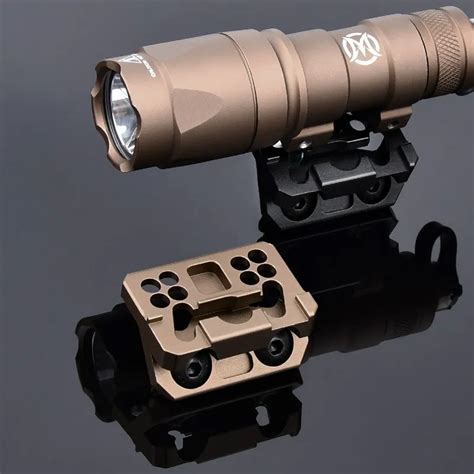 Wadsn Tactical Surefir M600 M300 Light Rein Flashlight Mount Mlok Keymod Metal Base Ar 15 Rifle