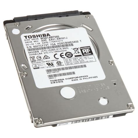 2 5 Inch SATA Internal Hard Disk Toshiba MQ01ABF050 Size 500GB MQ01ABF050