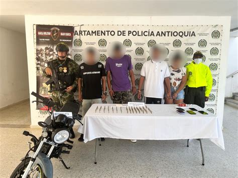 Capturan al temido comandante alias Andrés y a sus sicarios en Caucasia