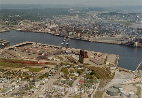 Brunterm Port Of Saint John New Brunswick Aerial Circa