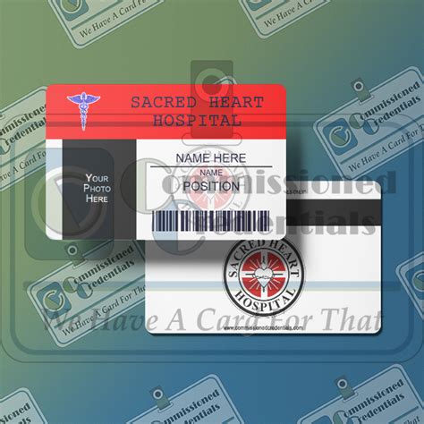 Custom Sacred Heart Id Commissioned Credentials