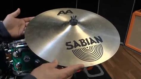 Sabian AA 16 Inch Crash Cymbal Review And Sound Demonstration YouTube