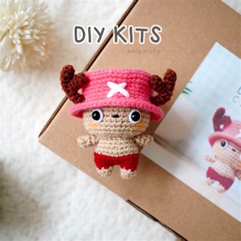 Jual Paket Rajut Diy Kits Amigurumi Boneka Rajut Crochet Tony Tony