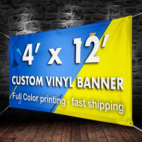 Print 4x8 Vinyl Banner With Grommets Outdoor Indoor Use Printing Atl