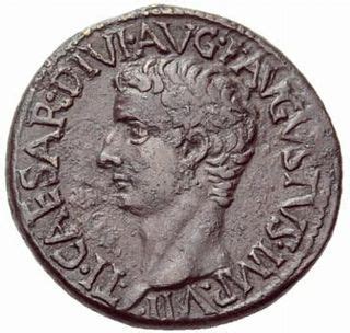 As Tiberius Pontif Maxim Tribvn Potest Xvii S C Roman Empire