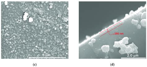 Scanning Electron Microscopy Images For The Iron Vanadate Sample