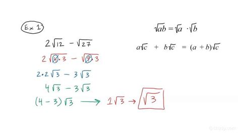 Adding And Subtracting Square Roots Master The Basics And Beyond