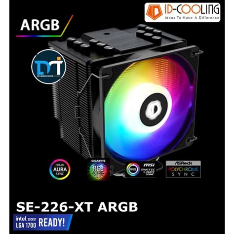 Jual Id Cooling Se Xt Argb I Snow Air Cpu Cooler For Intel Amd