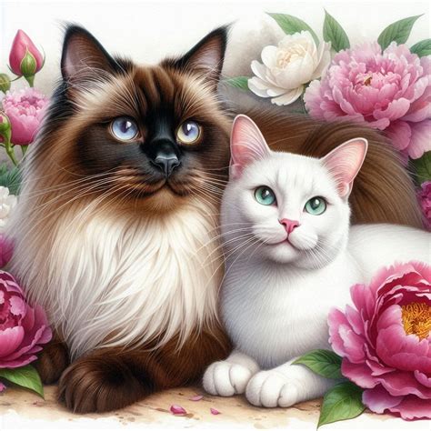 Pin By Sherry Rymer On Cat Domestic Artwork In Very Cute