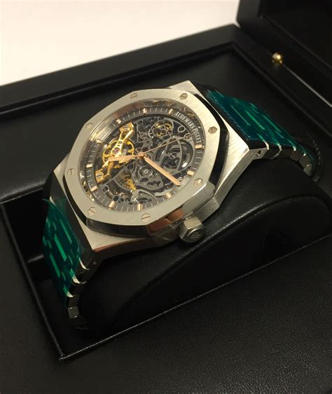 Royal Oak Double Balance Wheel Openworked Audemars Piguet Chrono Lv