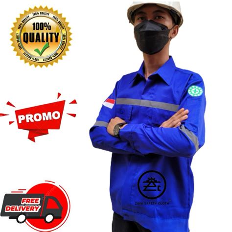 Jual Wearpack Atasan Proyek Kerja Safety Wearpack Safety Kemeja Safety