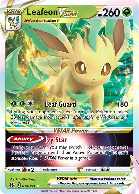 Leafeon V ASTRO Pokémon MYP Cards