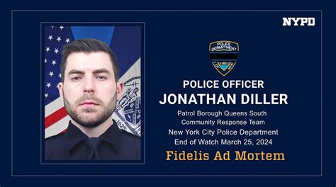 Funeral Arrangements Set For Nypd Officer Jonathan Diller