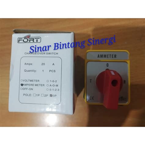 Jual Rotary Switch Fort Ampere Selector O R S T Sa Shopee Indonesia