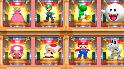 Mario Party Minigames Player Ice Battle Peach Vs Yoshi Vs Boo