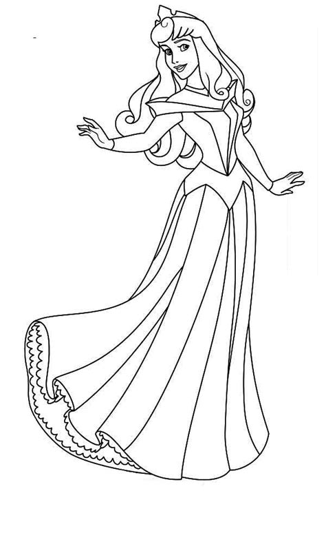 Princess Aurora Coloring Pages To Download And Print For Free