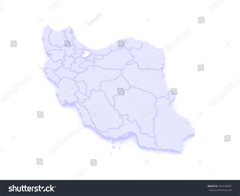 Map Alborz Iran 3d Stock Illustration 244548487 | Shutterstock