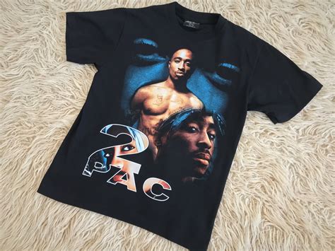 Vtg 90s 2PAC T Shirt 80s Hip Hop Rap Vintage Retro Old Etsy