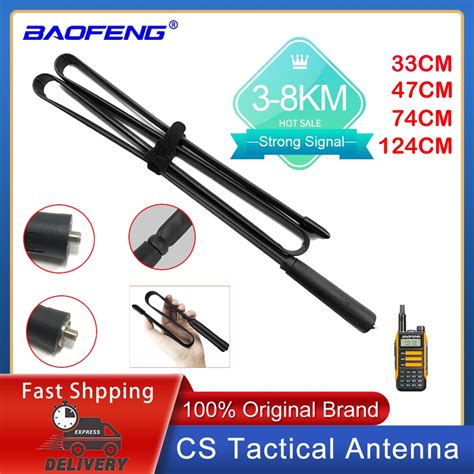 Baofeng CS Tactical Antenna Walkie Talkie Foldable For UV 16 Pro UV 5R