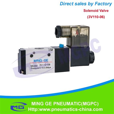 3V Series Solenoid Valve 3V100 Series 3V110 3V120 China Valve