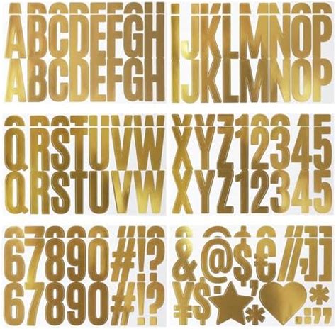 Capital Letter Stickers Sheets Inch Alphabet And Number Stickers