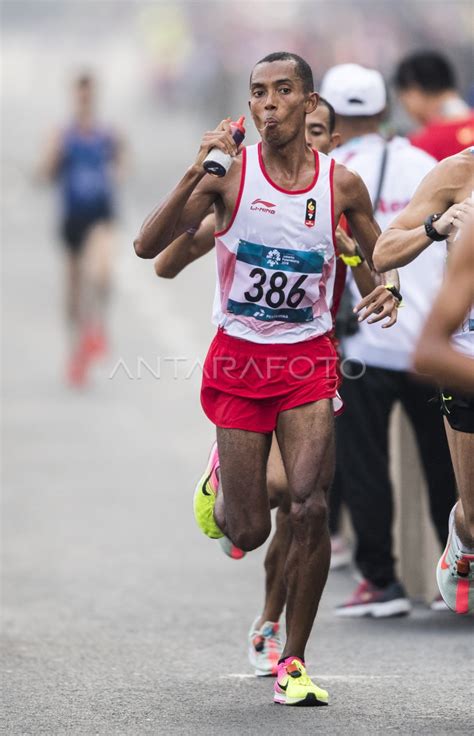 Atletik Lari Marathon Putra Antara Foto