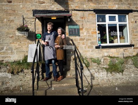 Landlord Stuart Miller And His Wife Melissa At The George And Dragon