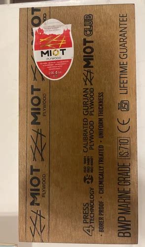 Miot Bwp Waterproof Plywood For Furniture X X At Rs