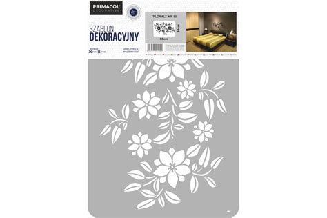 Szablon Dekoracyjny XXL Nr 10 Floral Primacol Decorative Bricomarche Pl