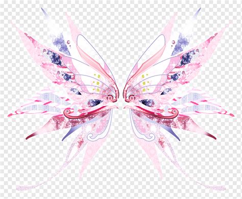 Pink Butterfly Wings Png