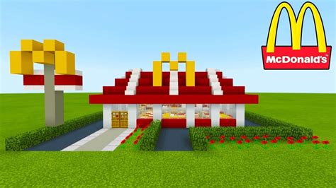 Minecraft Tutorial How To Make A Mcdonalds Restaurant 2019 City