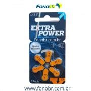 Cartela De Pilhas Para Aparelhos Auditivos EXTRA POWER N 13 Cartela