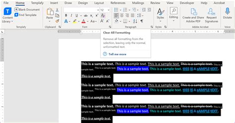 Ways To Clear All Text Formatting In Microsoft Word How To Remove