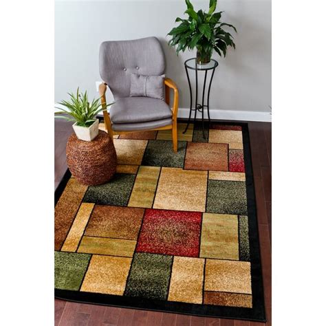 Persian-rugs Geometric Green/Brown Area Rug & Reviews | Wayfair