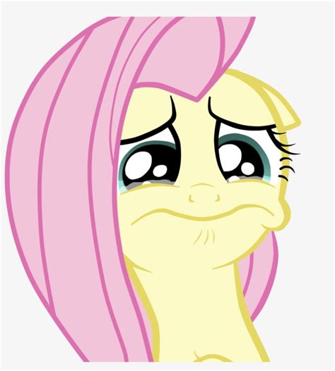 Crying Fluttershy Sad Safe Season 5 Simple Background PNG Image