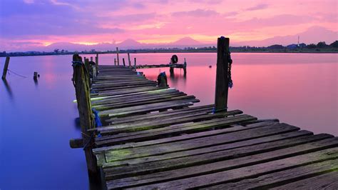 Boat Dock Wallpaper