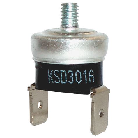 Bimetal thermostat KSD 301A A013 NC 250V 16A 85°C