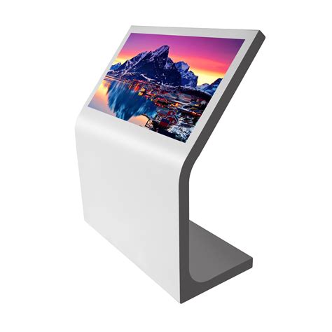 43 Inch Stylish Digital Kiosk Floor Standing LCD Display Touch Screen