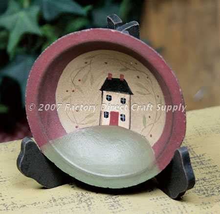 Primitive House Home Mini Bowl Hearthside Collection Decorative