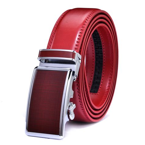 XGeek XGEEK Men S Ratchet Belt With Genuine Leather Slide Belt For