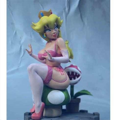 Sexy Princess Peach 1 8th Scale Resin Model Kit Fan Art Etsy