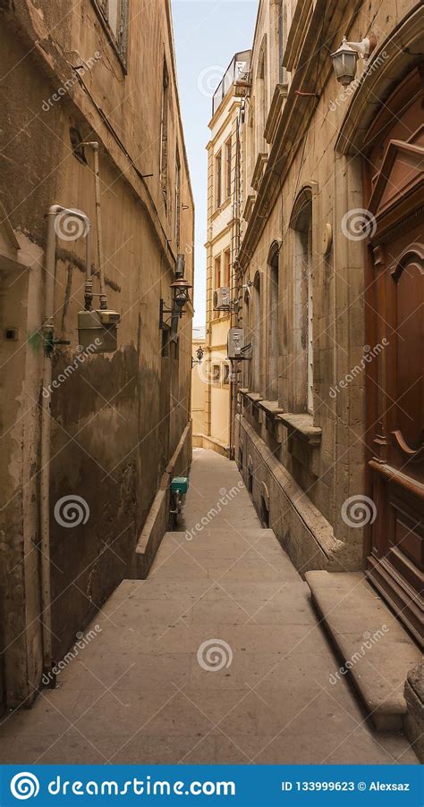 Window with Bars in the Wall of the Old Building. Icheri Sheher. Baku, Azerbaijan. 2018 Stock ...