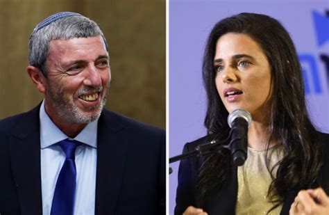 Talks On Uniting Right Begin Between Rafi Peretz And Ayelet Shaked