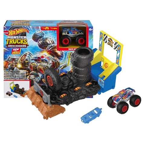 ᐉ Трек Hot Wheels Monster Trucks Arena Smasher Race Ace HNB