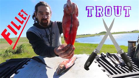 EASIEST Way To Clean Fillet A Rainbow TROUT Quick And Simple How To