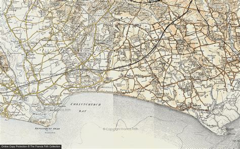 Historic Ordnance Survey Map Of Old Milton 1897 1909